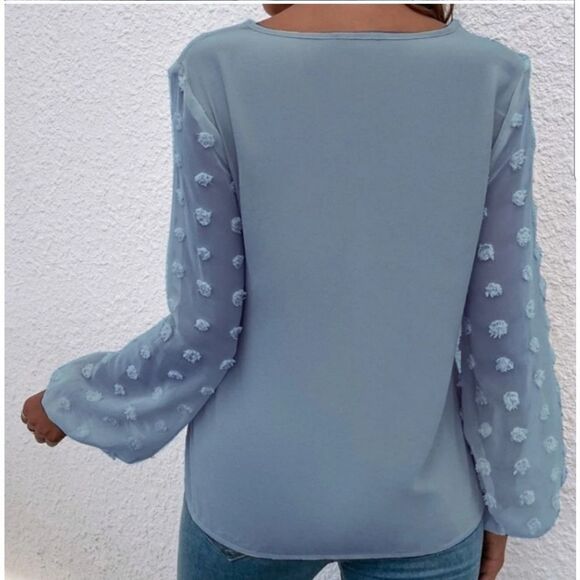 Kara and Kate Swiss Dot Blouse - Picture 3 of 9